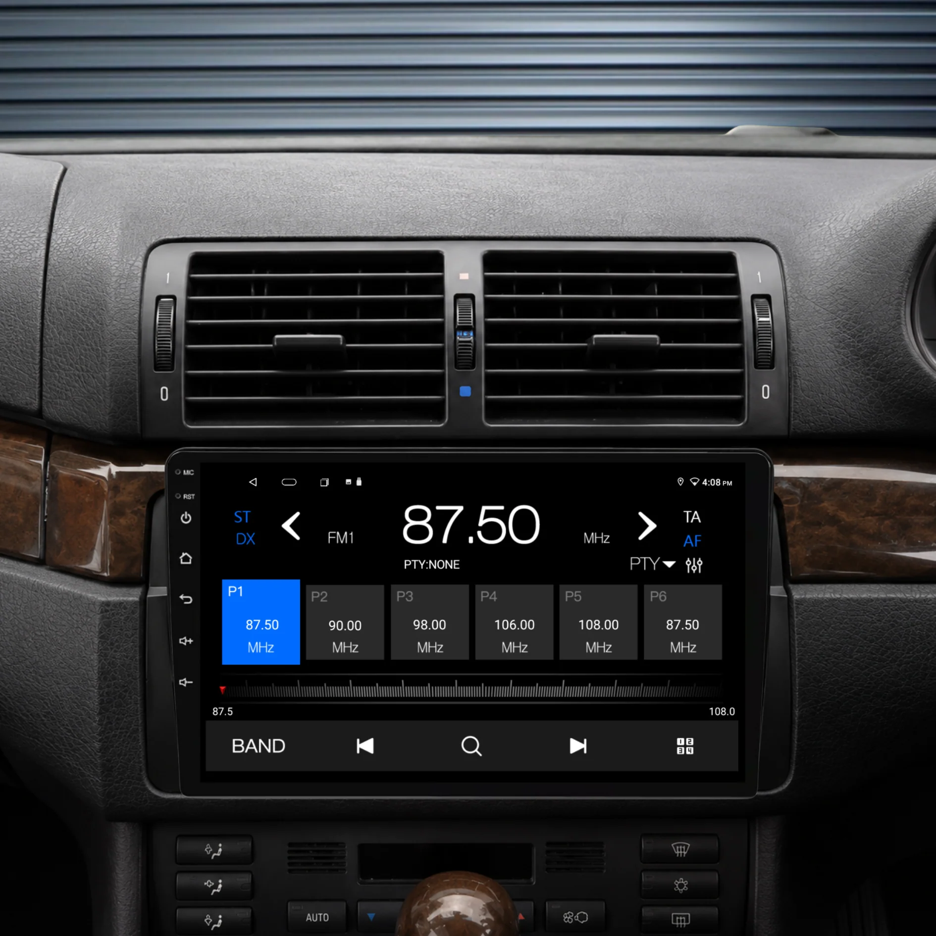 BMW E46 3 Series & M3 (1998-2005) Plug & Play Apple CarPlay & Android Auto Head Unit Upgrade Kit – Wireless Touchscreen GPS Stereo Replacement - Image 5