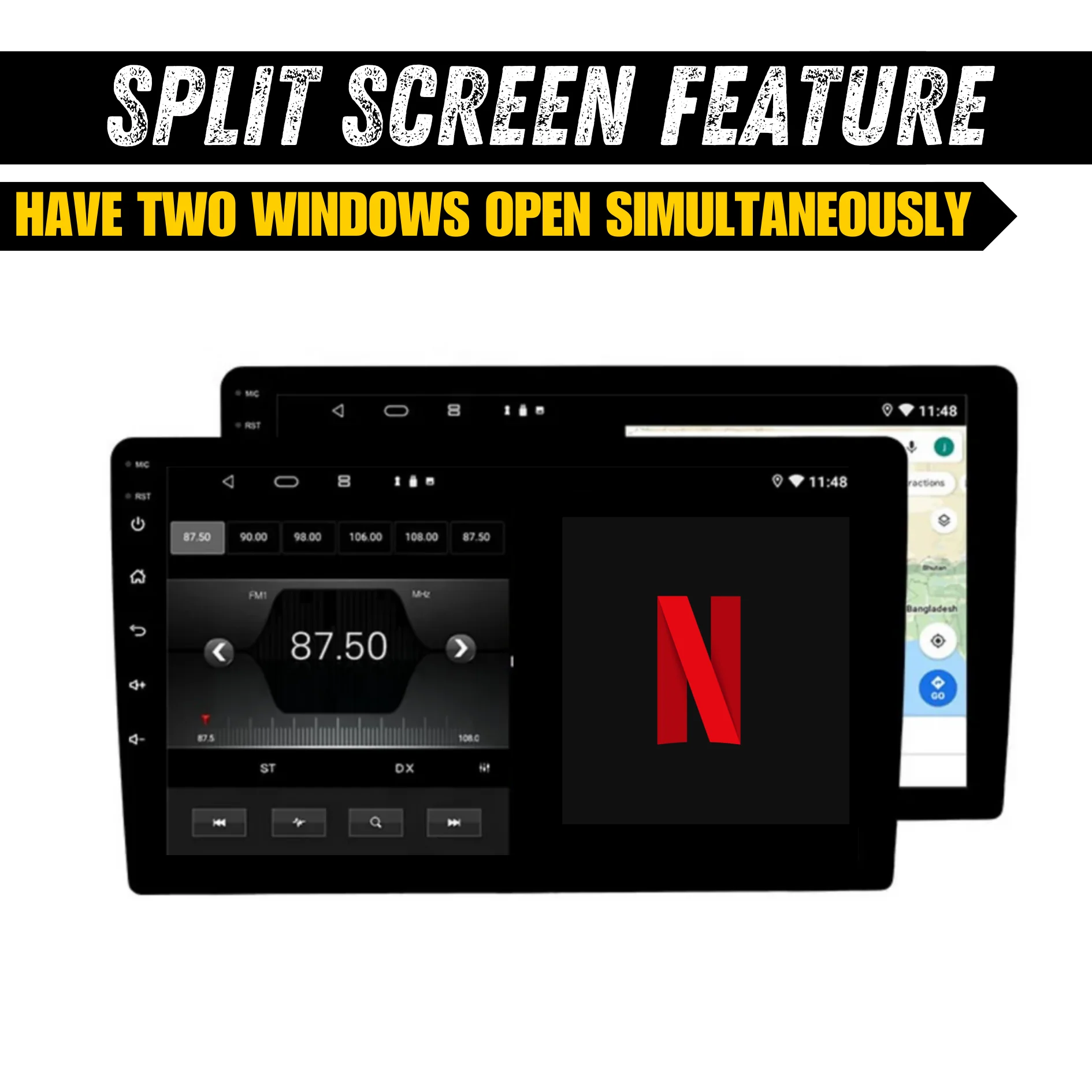 CJ INDUSTRIES Double Din Head Unit Wireless (9 Inch) - Image 9