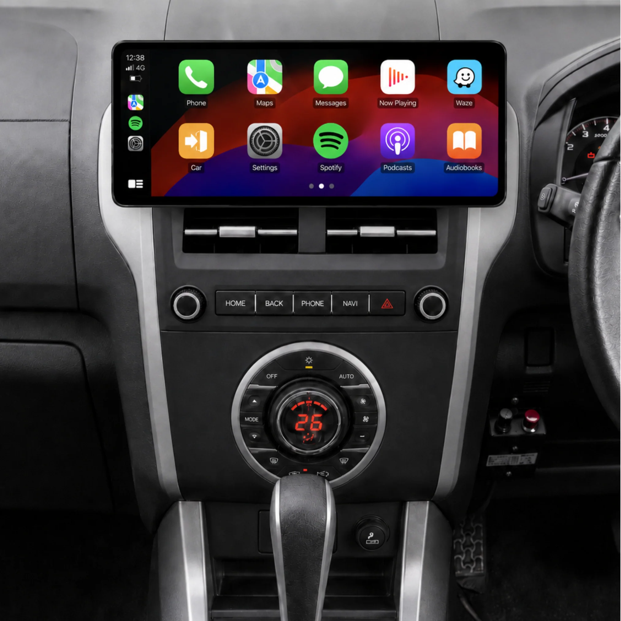 Holden Colorado (MyLink Compatible) 12.3" HD Large Screen (2012-2016) Plug & Play Head Unit Upgrade Kit: Car Radio with Wireless & Wired Apple CarPlay & Android Auto