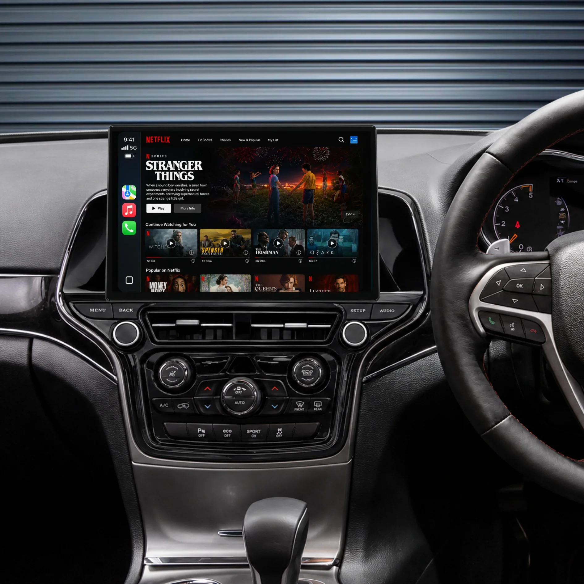 Jeep Grand Cherokee 13.1" HD Large Screen (2014-2022) Plug & Play Head Unit Upgrade Kit: Car Radio with Wireless & Wired Apple CarPlay & Android Auto - Image 6