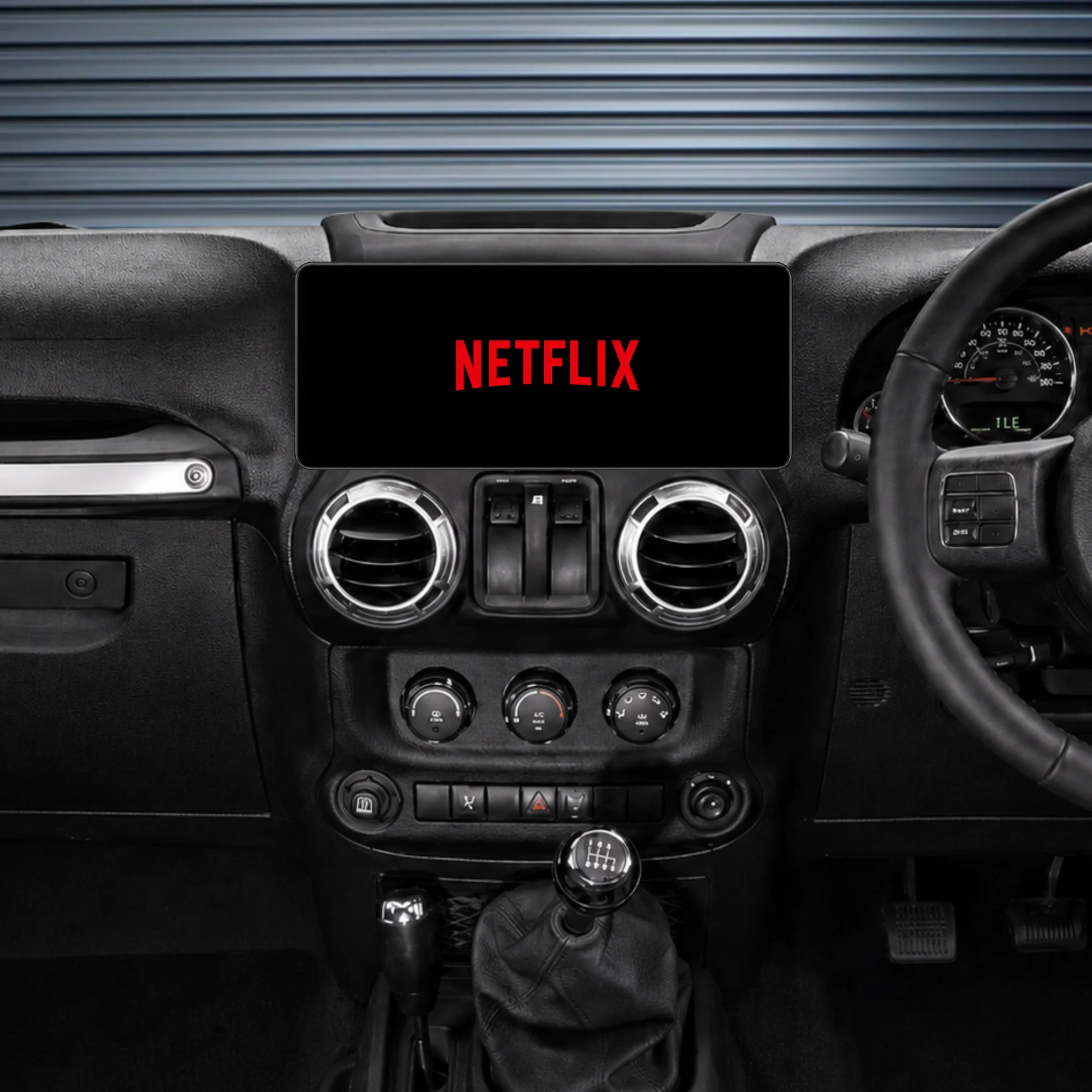 Jeep Wrangler 12.3" HD Large Screen (2011-2016) Plug & Play Head Unit Upgrade Kit: Car Radio with Wireless & Wired Apple CarPlay & Android Auto - Image 5