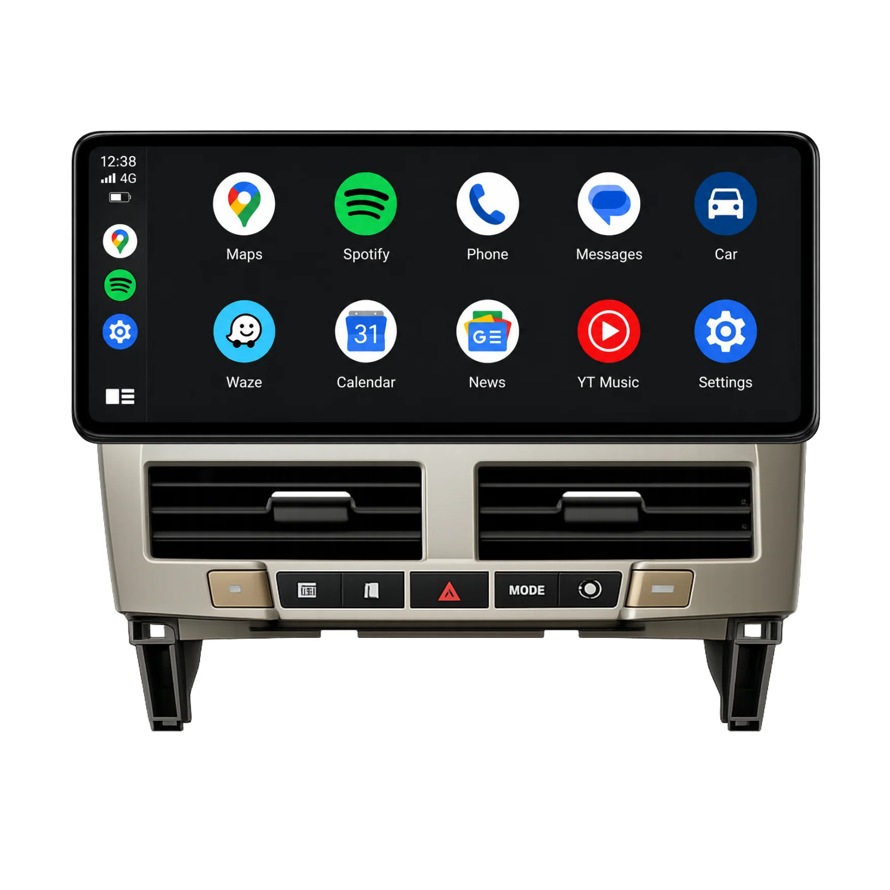 Lexus RX330 RX300 RX350 12.3" HD (2003-2010) Plug & Play Head Unit Upgrade Kit: Car Radio with Wireless & Wired Apple CarPlay & Android Auto - Image 2