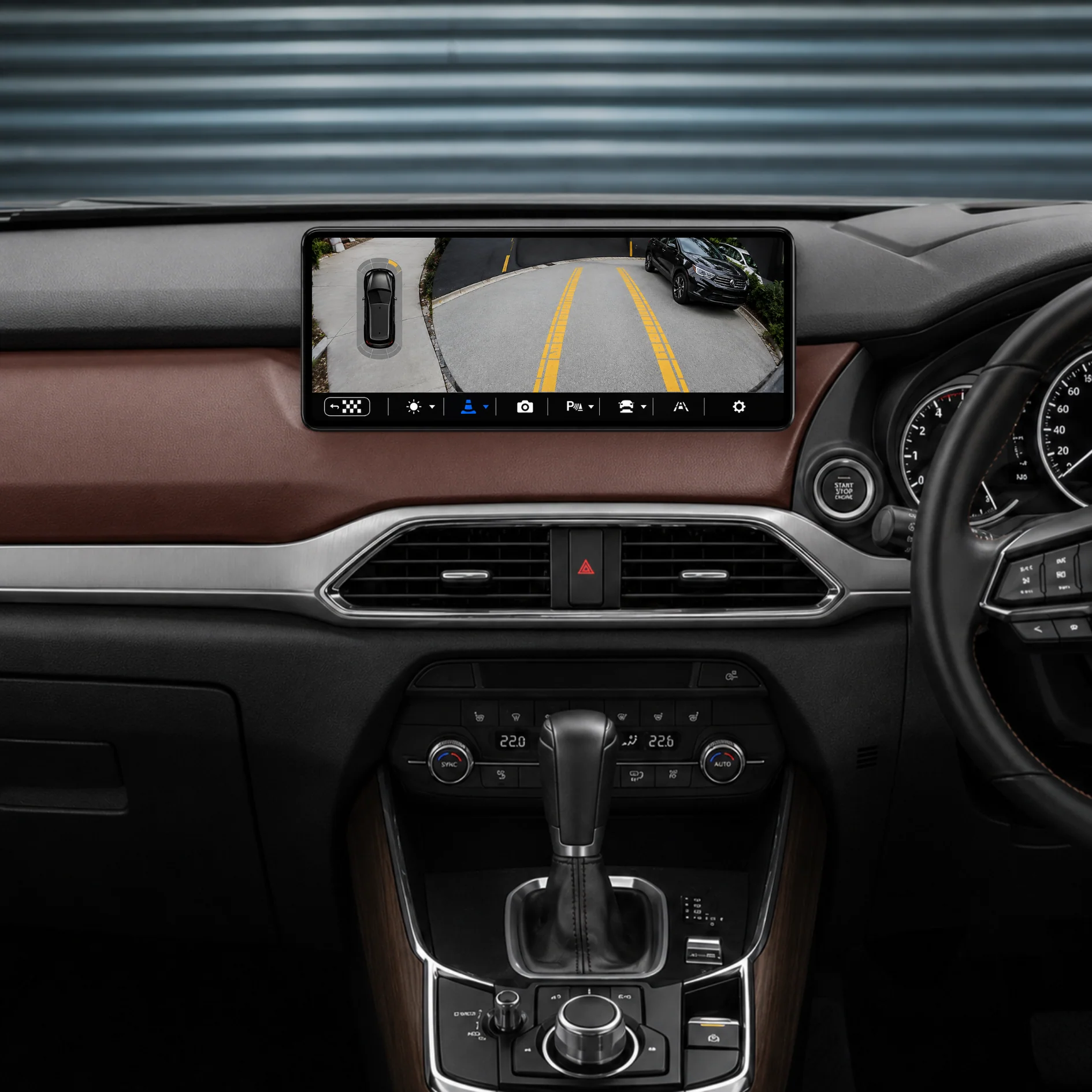 Mazda CX-9 (2016-2023) 12.3" Large Screen HD Plug & Play Head Unit Upgrade Kit: Car Radio with Wireless & Wired Apple CarPlay & Android Auto - Image 4