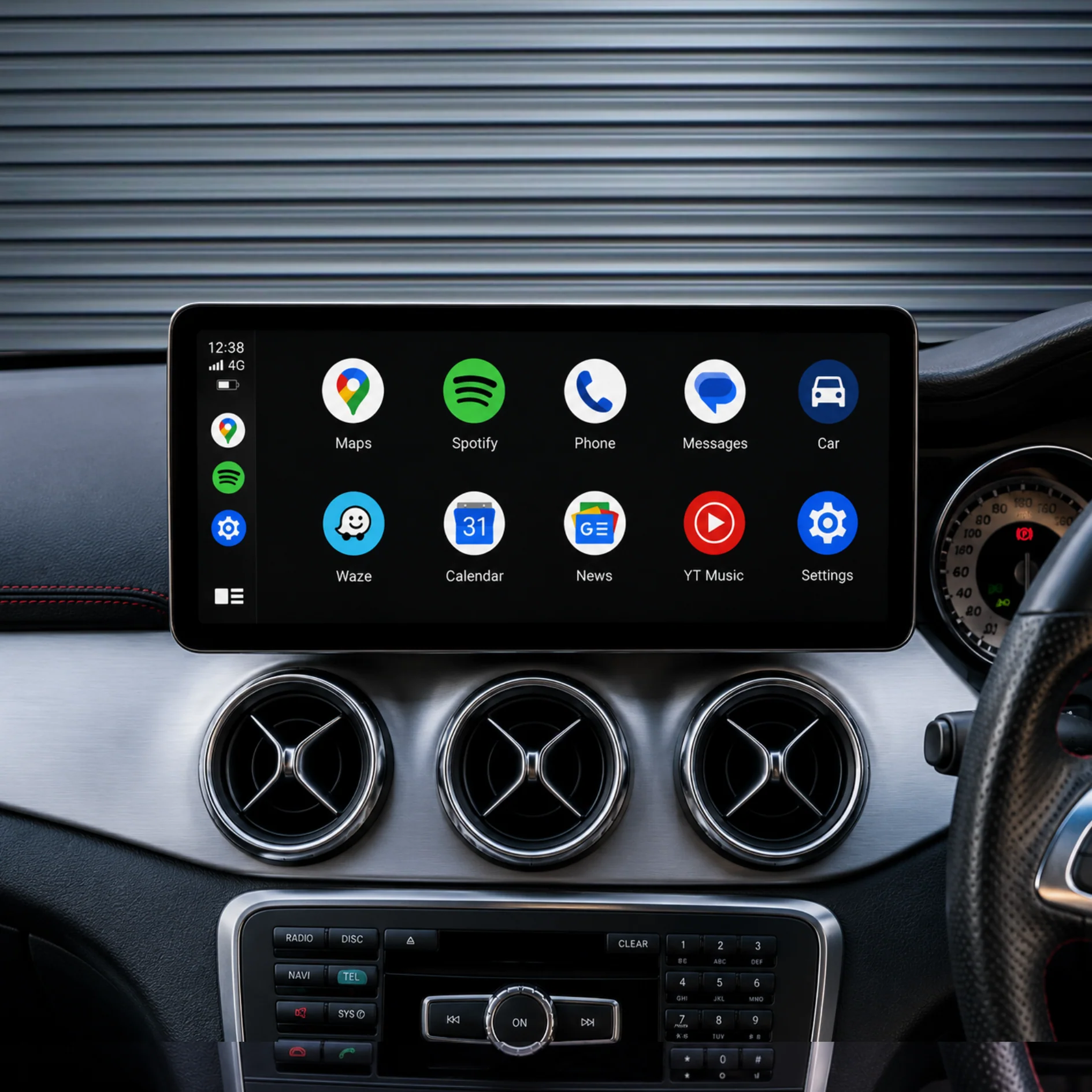 Mercedes Benz A-Class W176 (2012-2018) 12.3" HD Large Premium Plug & Play Head Unit Upgrade Kit: Car Radio with Wireless & Wired Apple CarPlay & Android Auto - Image 2