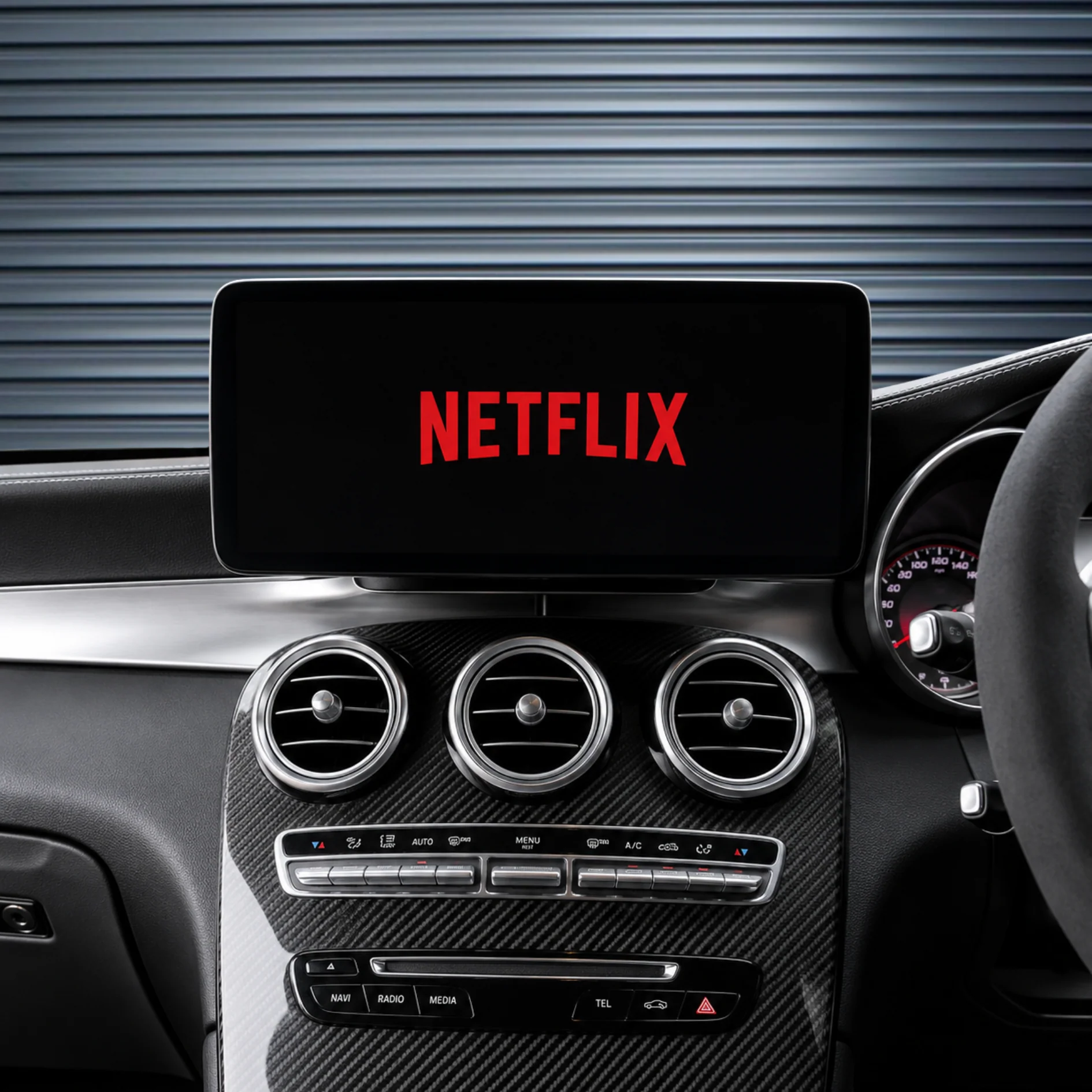 Mercedes Benz C-Class W205 (2014-2019) 12.3" HD Large Premium Plug & Play Head Unit Upgrade Kit: Car Radio with Wireless & Wired Apple CarPlay & Android Auto - Image 5