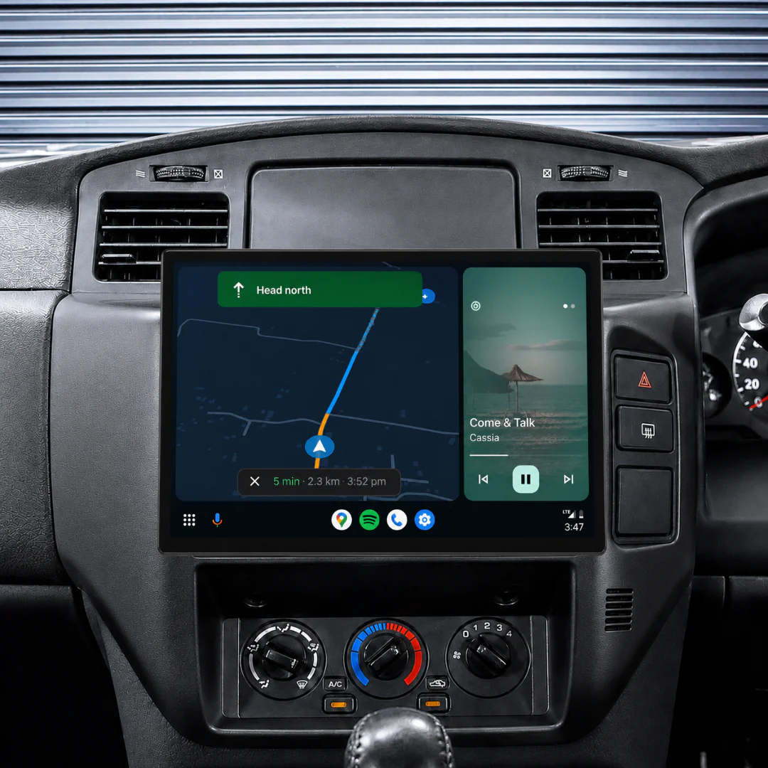Nissan GU Patrol 13.1" HD Screen (2004-2016) Plug & Play Head Unit Upgrade Kit: Car Radio with Wireless & Wired Apple CarPlay & Android Auto - Image 2