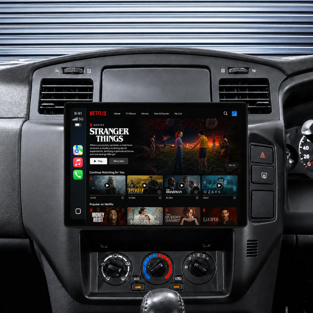 Nissan GU Patrol 13.1" HD Screen (2004-2016) Plug & Play Head Unit Upgrade Kit: Car Radio with Wireless & Wired Apple CarPlay & Android Auto - Image 3