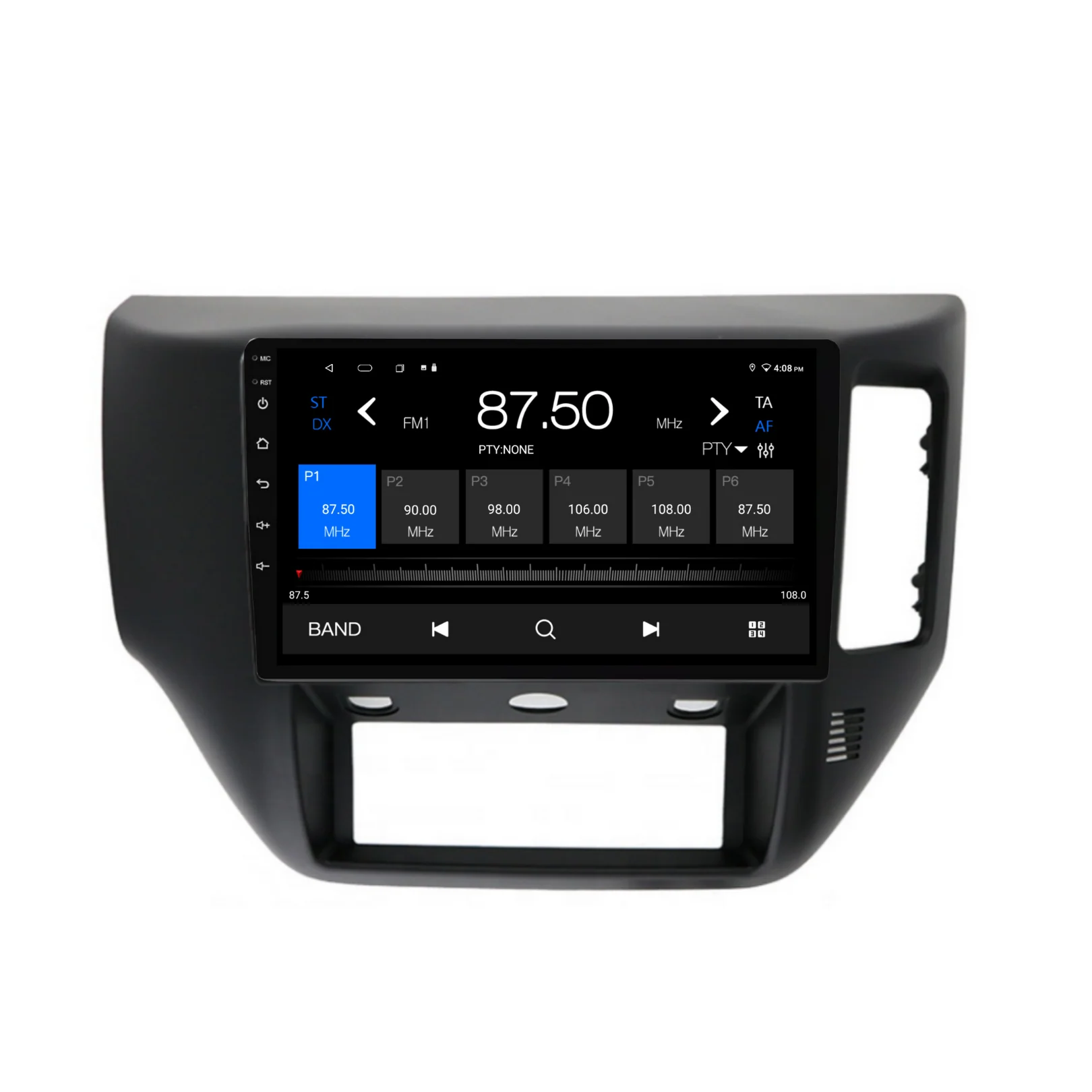 Nissan GU Patrol Black (2004-2016) Plug & Play Head Unit Upgrade Kit: Car Radio with Wireless & Wired Apple CarPlay & Android Auto - Image 6