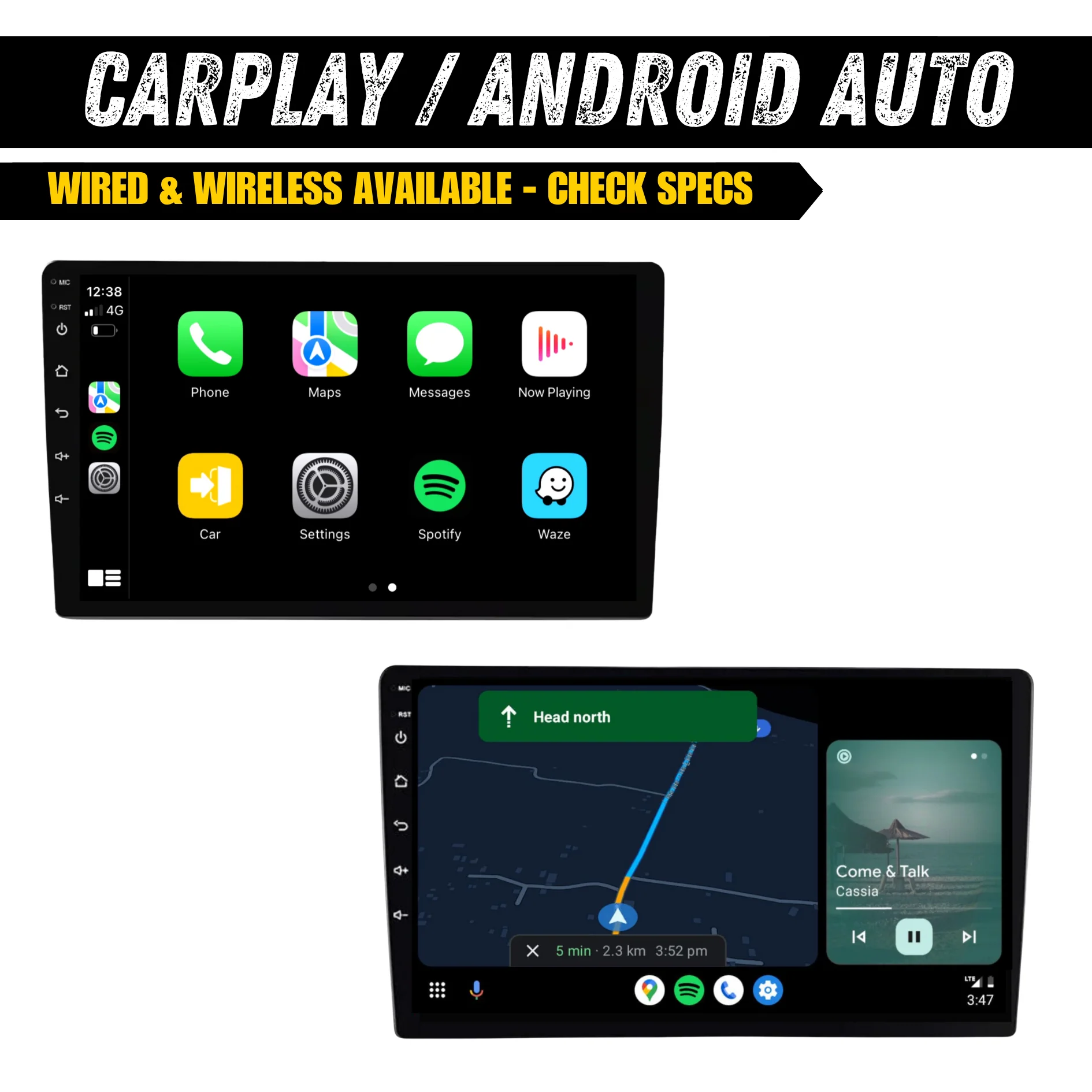 Mazda 3 (2014-2019) Plug & Play Head Unit Upgrade Kit: Car Radio with Wireless & Wired Apple CarPlay & Android Auto - Image 7
