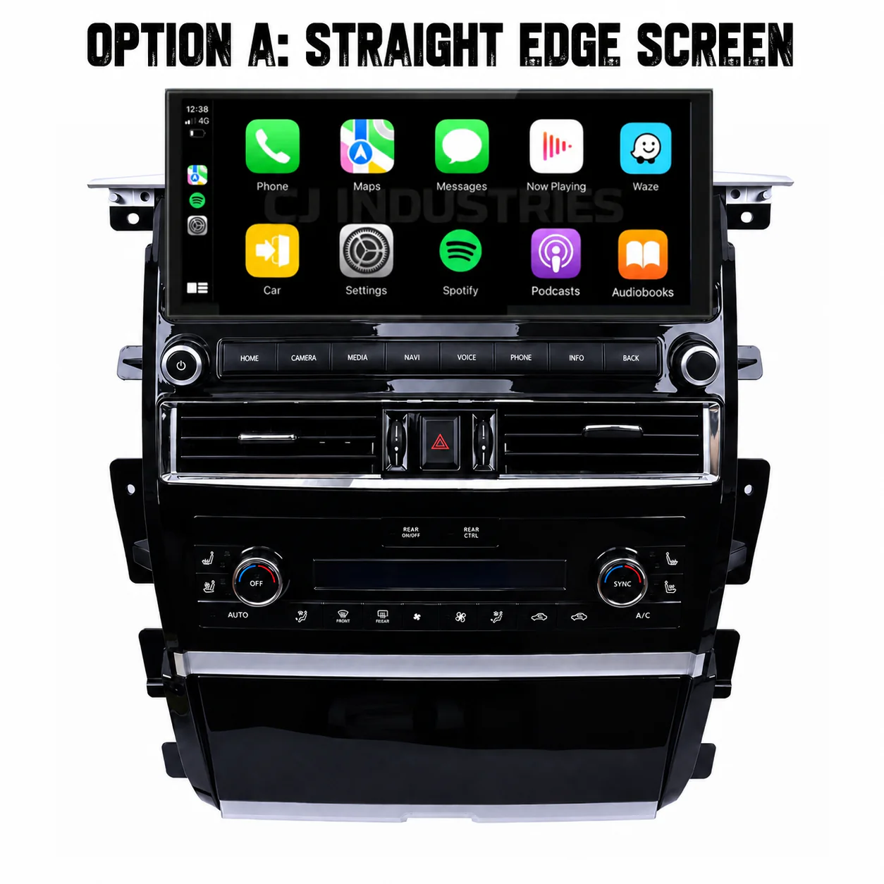 Nissan Patrol Y62 Ti / Ti-L / Warrior (2010 - 2024) 12.3" HD Plug & Play Head Unit Upgrade Kit: Car Radio with Wireless & Wired Apple CarPlay & Android Auto - Image 11