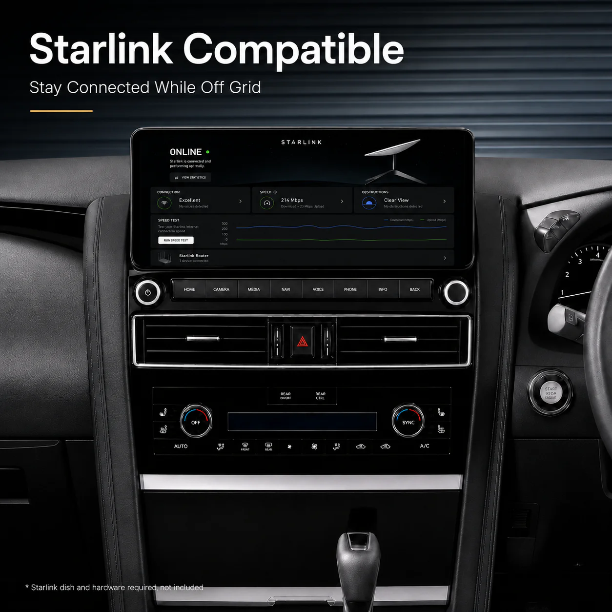 Nissan Patrol Y62 Ti / Ti-L / Warrior (2010 - 2024) 12.3" HD Plug & Play Head Unit Upgrade Kit: Car Radio with Wireless & Wired Apple CarPlay & Android Auto - Image 7