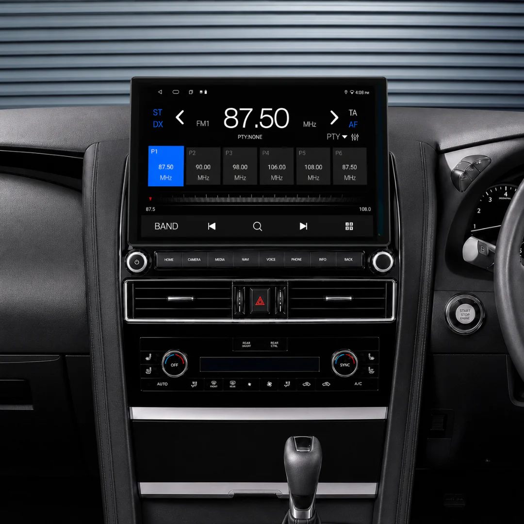 Nissan Patrol Y62 Ti / Ti-L / Warrior (2010 - 2024) 13.1" HD Large Plug & Play Head Unit Upgrade Kit: Car Radio with Wireless & Wired Apple CarPlay & Android Auto - Image 3