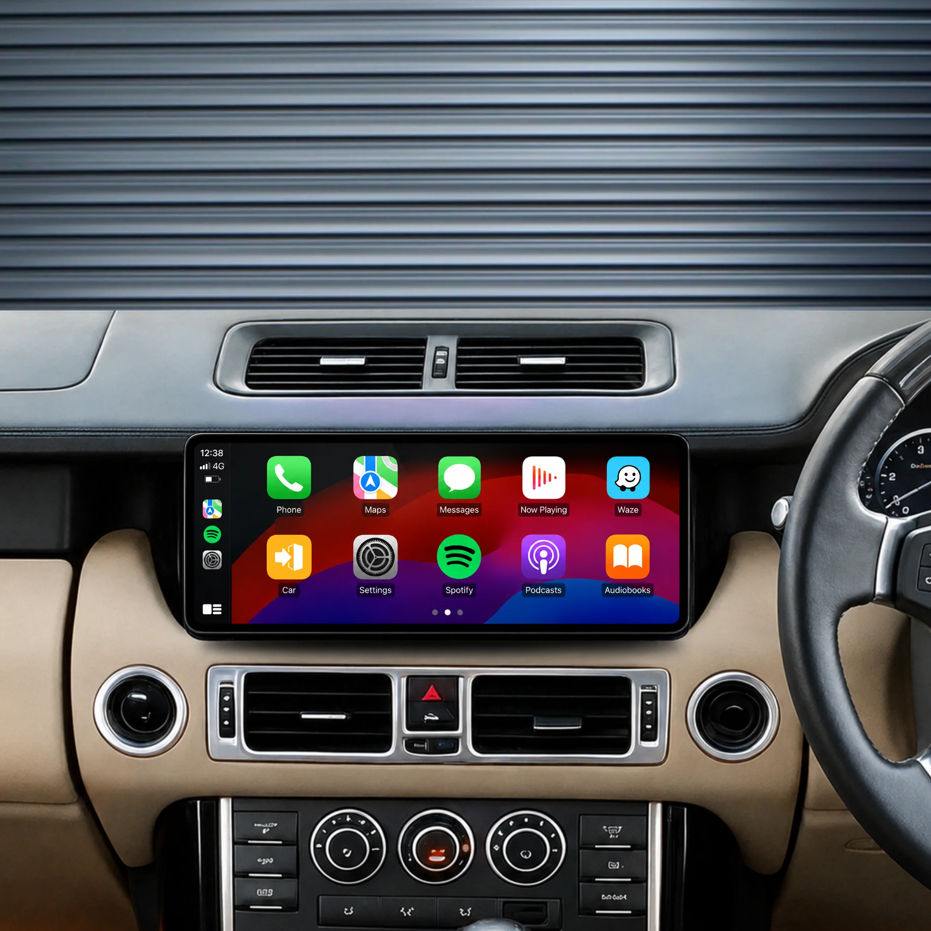 Land Rover Range Rover 12.3" HD Premium (2005-2012) Plug & Play Head Unit Upgrade Kit: Car Radio with Wireless & Wired Apple CarPlay & Android Auto
