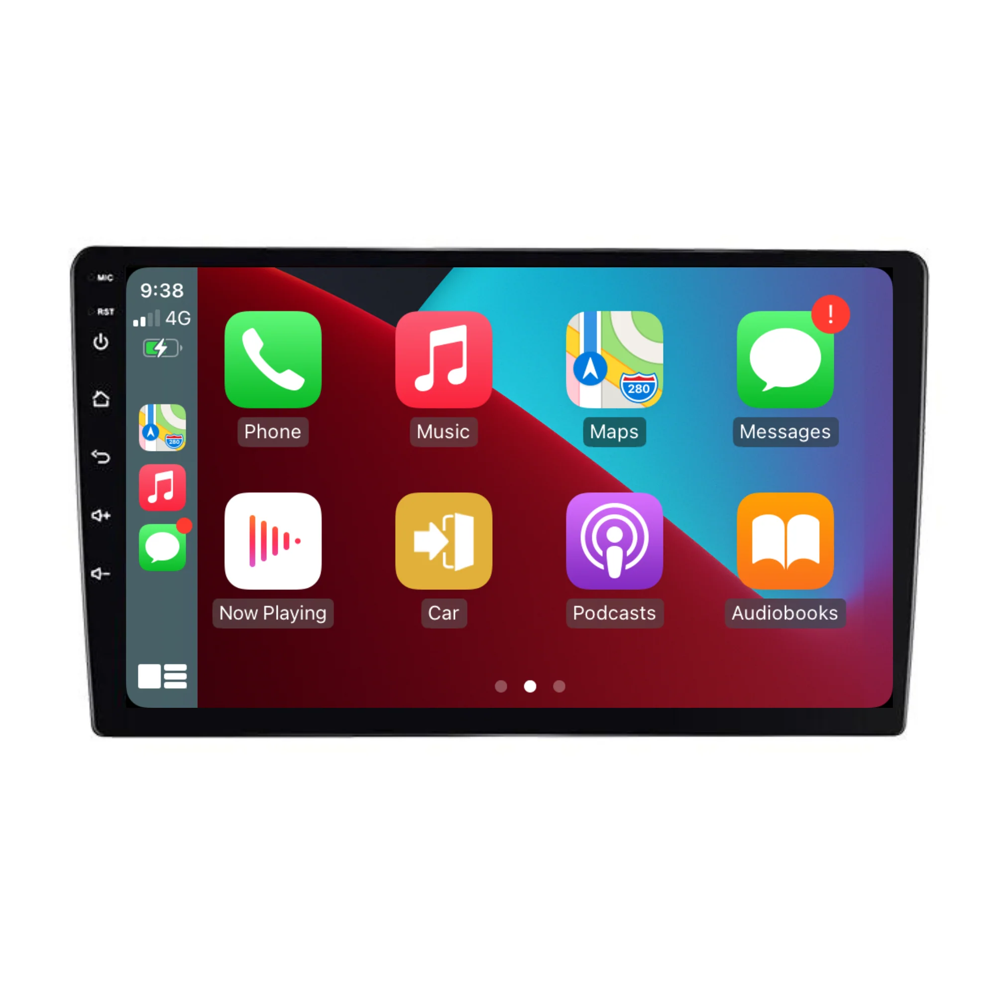 Toyota Corolla (2008-2011) Plug & Play Head Unit Upgrade Kit: Car Radio with Wireless & Wired Apple CarPlay & Android Auto - Image 2