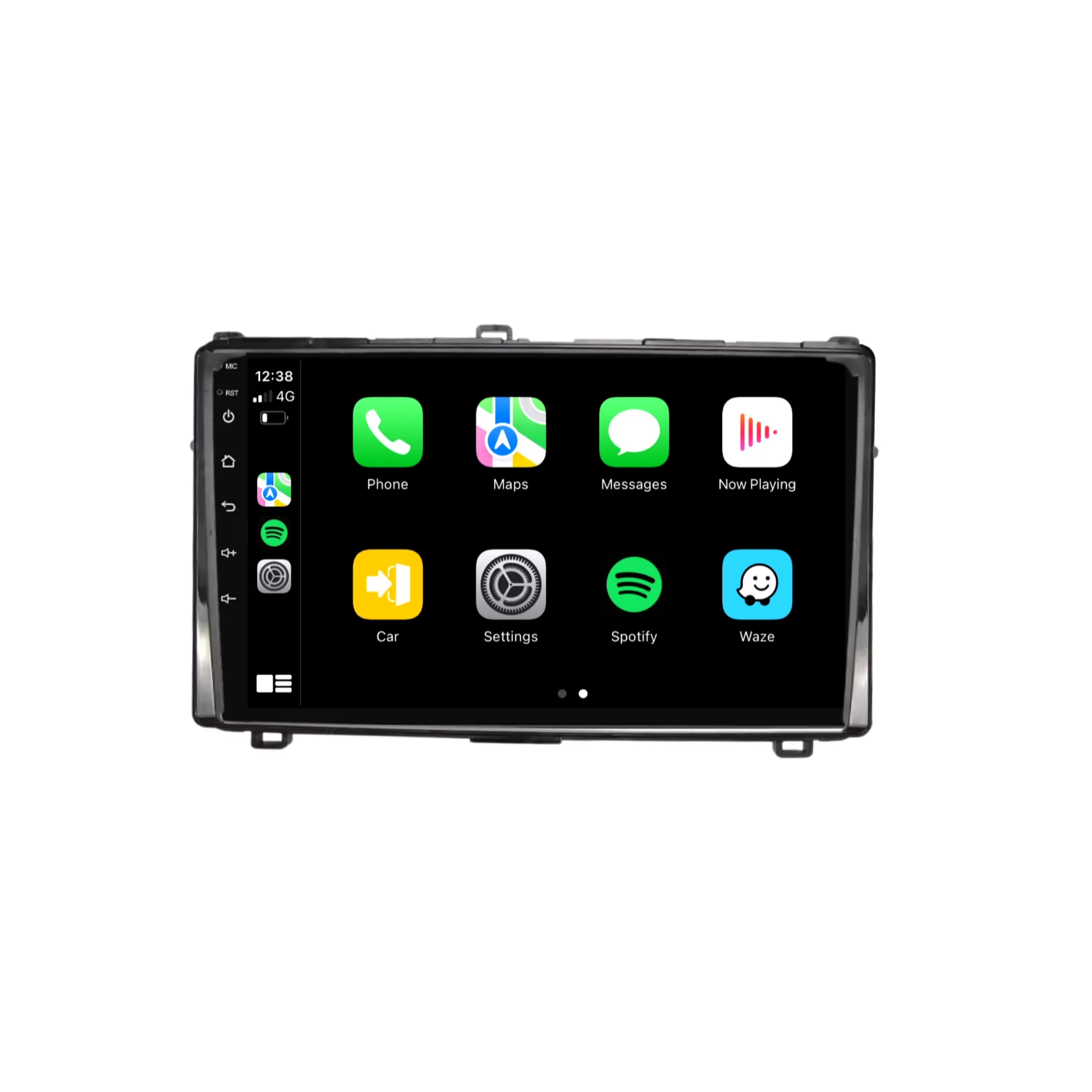 Toyota Corolla (2017-2019) Plug & Play Head Unit Upgrade Kit: Car Radio with Wireless & Wired Apple CarPlay & Android Auto