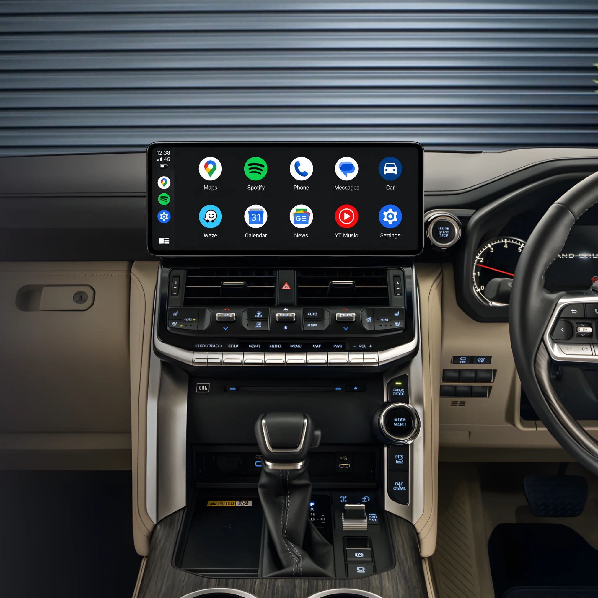 Toyota Landcruiser LC300 300 Series (2021 - 2025) 12.3" HD Plug & Play Head Unit Upgrade Kit: Car Radio with Wireless & Wired Apple CarPlay & Android Auto - Image 3