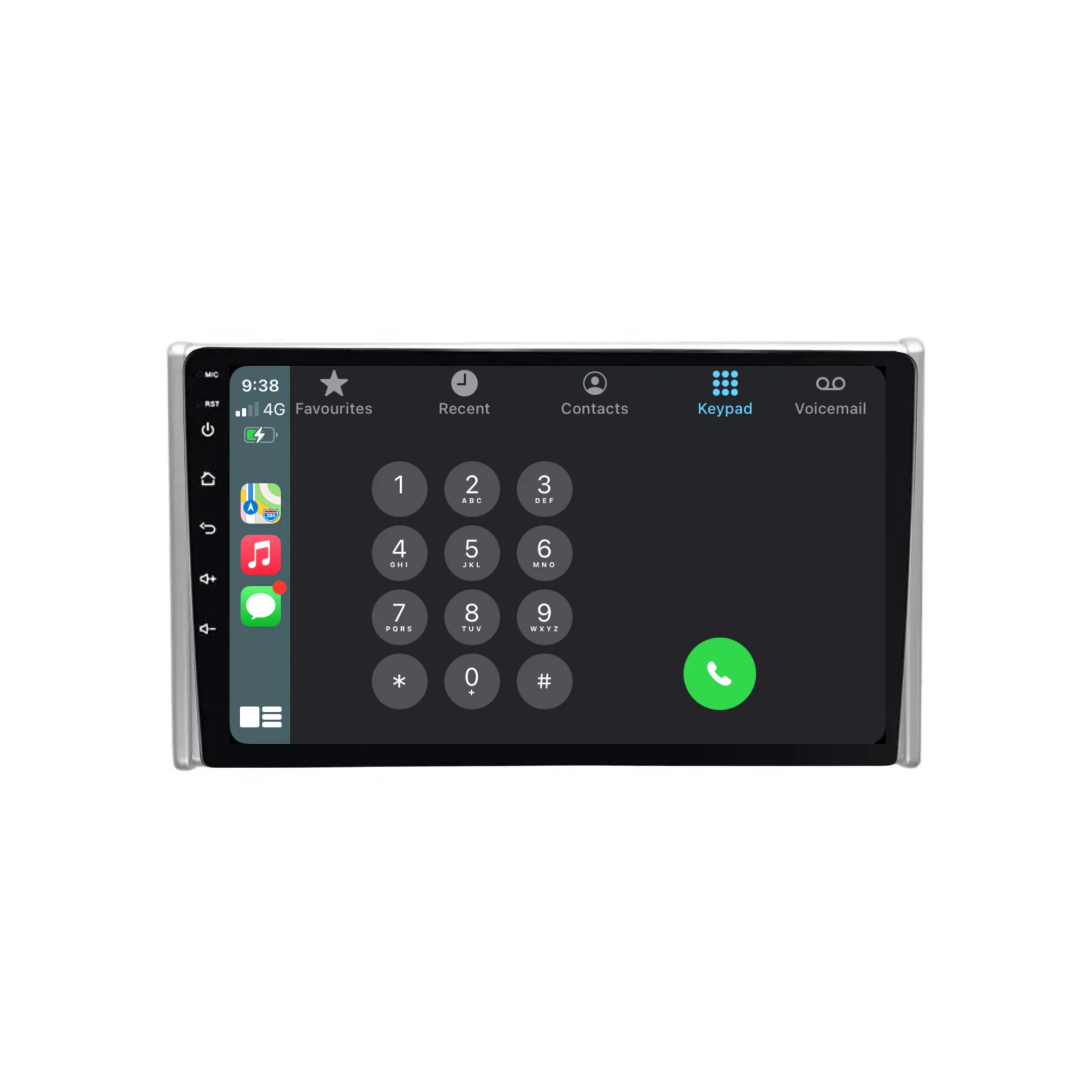 Toyota RAV4 (2019-2025) Plug & Play Head Unit Upgrade Kit: Car Radio with Wireless & Wired Apple CarPlay & Android Auto - Image 4