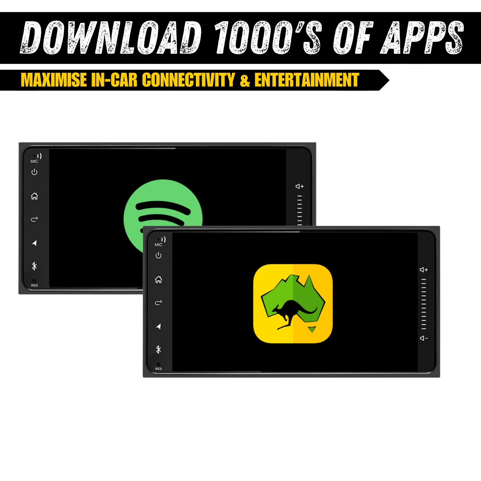 Toyota Universal Touchscreen Radio - Plug & Play Wireless CarPlay & Android Auto Head Unit Radio Upgrade - Image 7