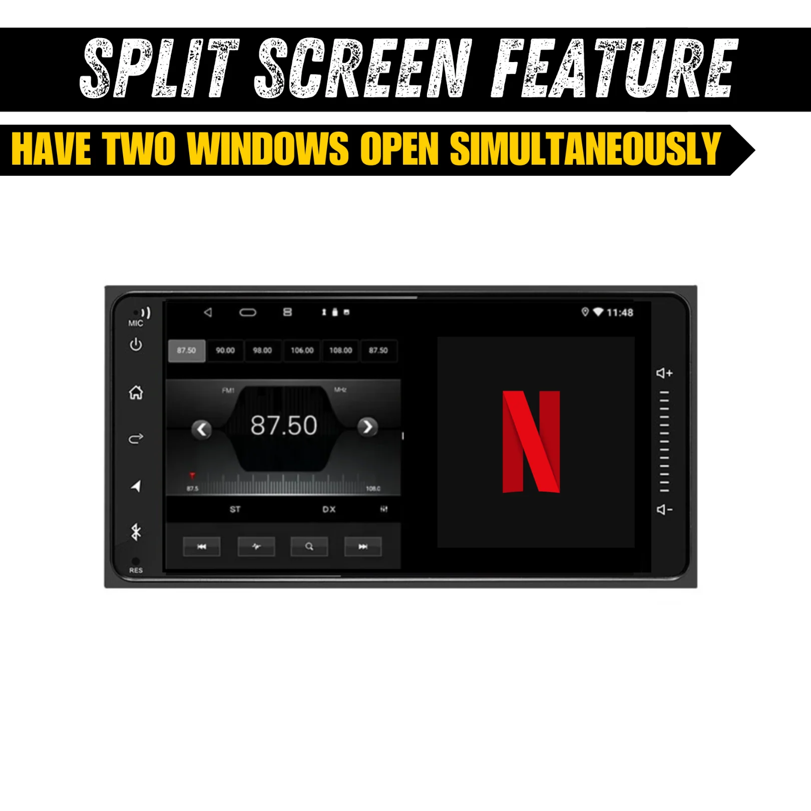Toyota Universal Touchscreen Radio - Plug & Play Wireless CarPlay & Android Auto Head Unit Radio Upgrade - Image 8