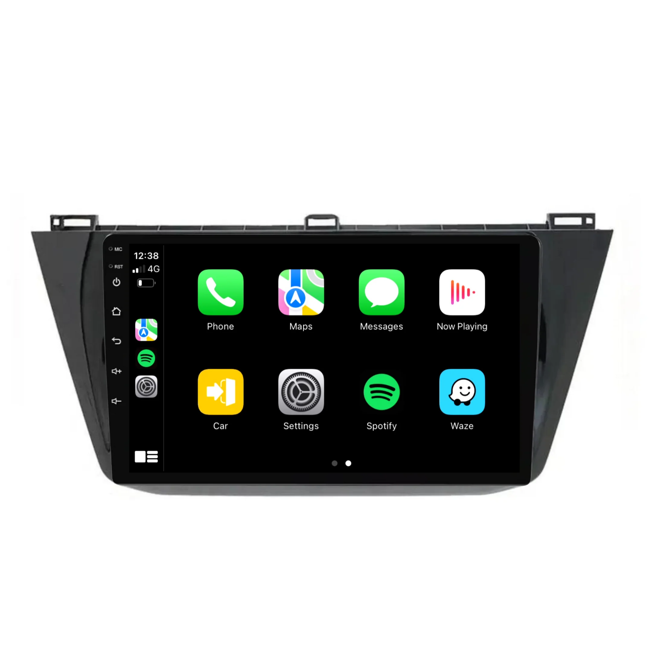 Volkswagen Tiguan (2016-2018) Plug & Play Head Unit Upgrade Kit: Car Radio with Wireless & Wired Apple CarPlay & Android Auto - Image 2